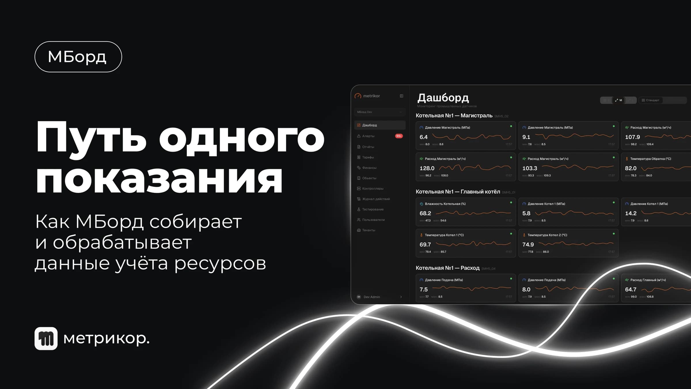 Телеметрия приборов учёта: путь показания от счётчика до отчёта