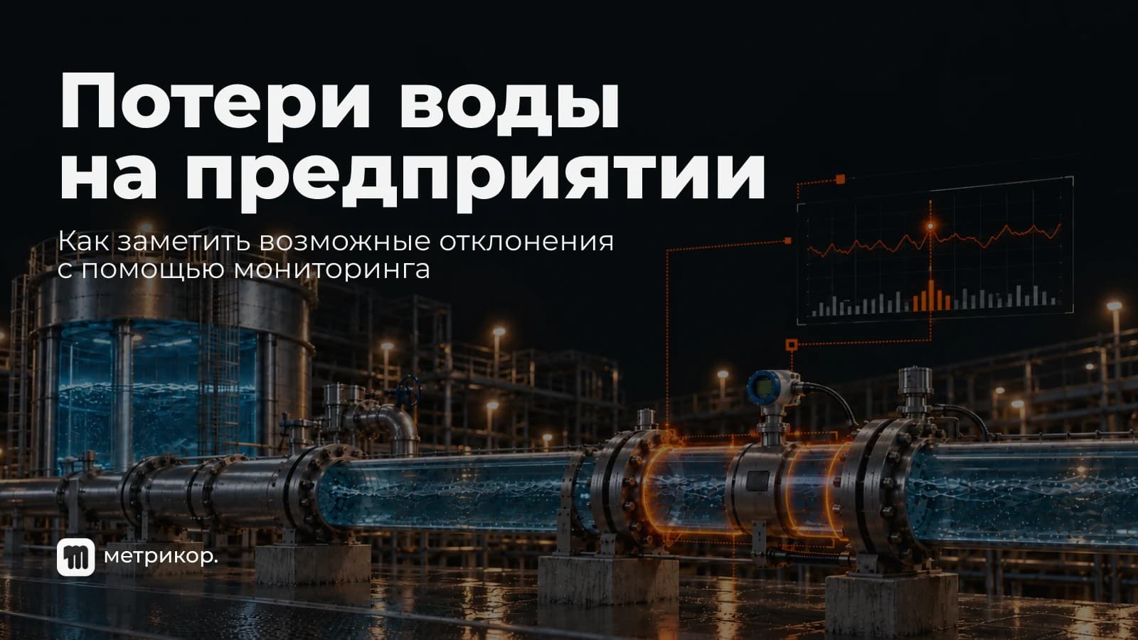 Мониторинг водопотребления на предприятии: как найти потери воды